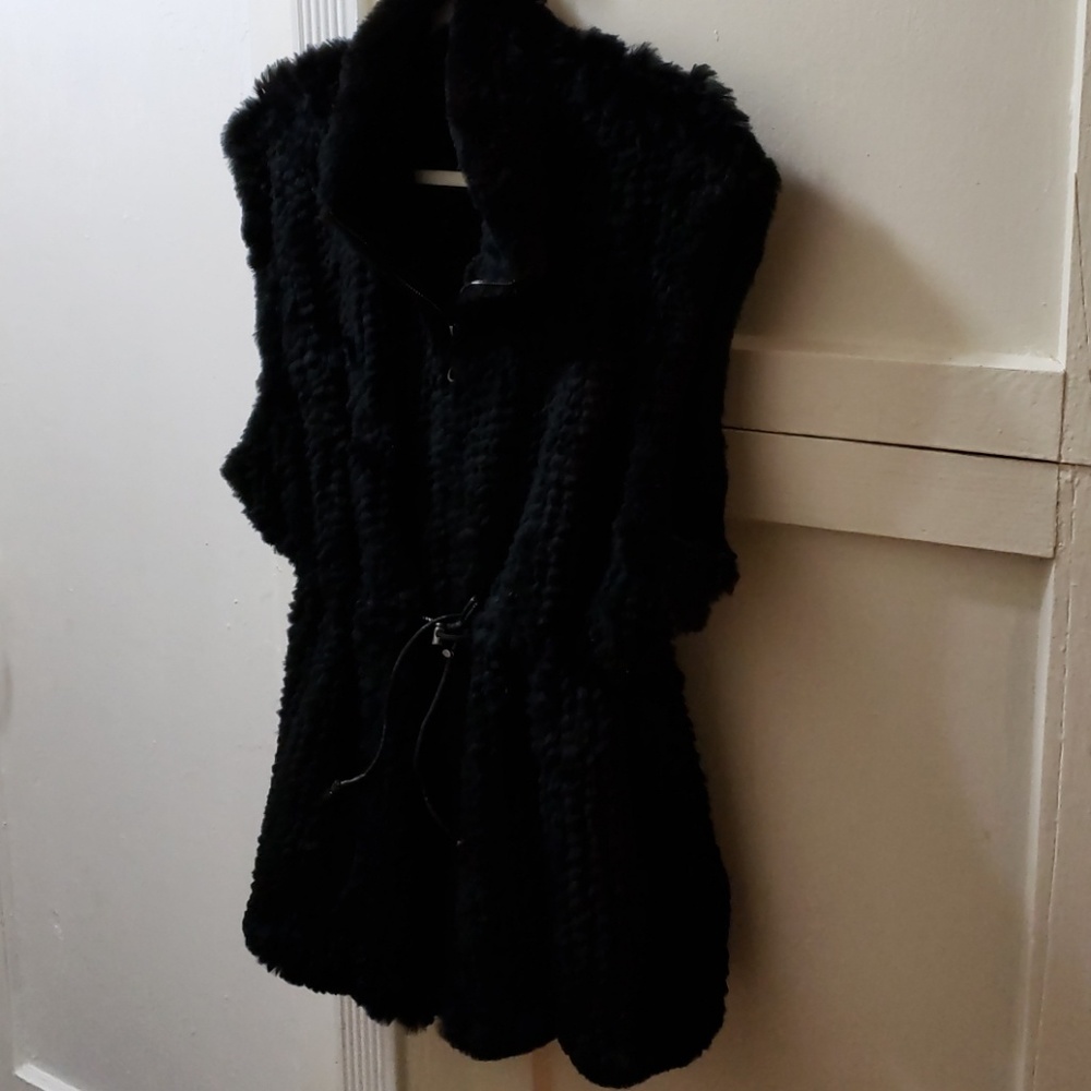 Real Rabbit Fur Vest